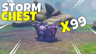 How To Complete A Storm Chest Mission  Fortnite Save The World [upl. by Sikleb205]