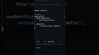 How to create a file in Dart and write some text to it [upl. by Brause524]
