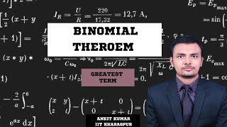 Find the term in the expansion of 2x – 56 which havei Greatest binomial coefficient [upl. by Flita]