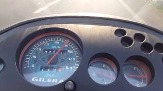 Gilera Runner 180 2t DD top speed [upl. by Nnylav]