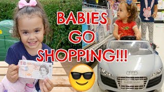 BABIES GO SHOPPING 12 VLOG [upl. by Sana778]