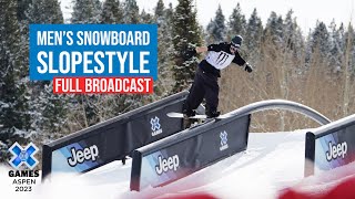 Jeep Men’s Snowboard Slopestyle FULL COMPETITION  X Games Aspen 2023 [upl. by Alegnad436]