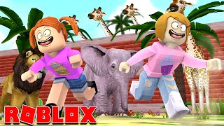 Roblox  Escape The Zoo Obby With Molly amp Daisy [upl. by Dougald487]