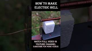 How to make electric bell  Unique amp compact design scienceproject scienceprojectideas [upl. by Meg]