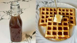 Homemade Maple Syrup  ButterMaple Pancake Syrup Recipe  Ellen’s Fall Baking Series 🍁 [upl. by Ykcim]