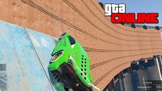 GTA 5 Online Гонки  Моды  Эпичная Езда по Стене  Карты на прохождение [upl. by Zeuqcaj]