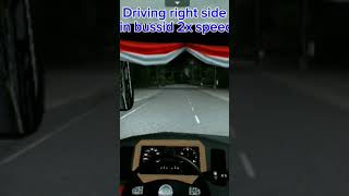 Driving right side in bussid bussiddrivingsidebusi donesiagamesearthvideoeditcapcutviral [upl. by Ameerahs]