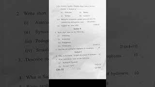 Bsc 1st Year Botany  BOTA 102  Question Paper  2023  Plant Ecology and Taxonomy [upl. by Naiva]