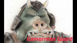 Gamorrean Guard timelapse starwars jabba art [upl. by Geilich346]