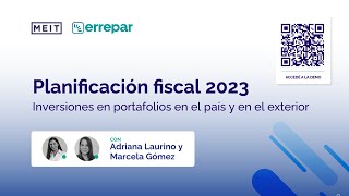 Planificación fiscal 2023 Inversiones en portafolios del país o del exterior [upl. by Grannia]