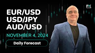 EURUSD USDJPY AUDUSD Price Forecast Today Euro Yen Dollar Technical Analysis November 04 [upl. by Newmark436]