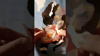 Dessiner luffy en 3D découpage art dessin drawing [upl. by Laehcar]