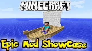 EPIC NEW SHIPS SAIL BOATS amp MORE MINECRAFT MOD SHOWCASE [upl. by Macrae]