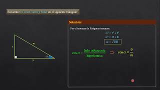 Razones trigonométricas  Ejercicios Resuelto  Décimo grado [upl. by Pinkerton]