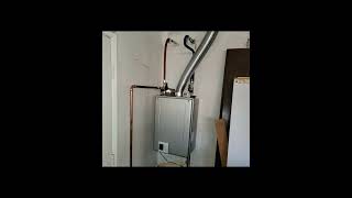 Noritz tankless water heater install noritzamerica milwaukeetools rigidtools knipextools [upl. by Marybella]