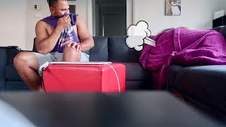 LIQUID SS FARTING PRANK ON MY HUSBAND SO FUNNY 😂 [upl. by Lehcyar825]