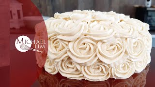 Coconut Cream Frosting For Cakes  How to make coconut cake frosting  Michael Lim [upl. by Shira]