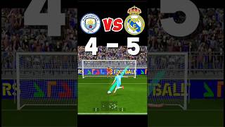 Real Madrid VS Manchester City Penalty Shootout Challenges💥🥶football efootball bd cr7 fifa bds [upl. by Carlynne]