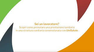 Come prenotare una prestazione tramite il portale di UniSalute [upl. by Enoed]