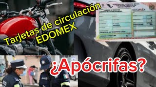 Problemas con las tarjetas de circulación EDOMEX  no te dejes engañar No te dejes extor0ampr 😡 [upl. by Sumerlin]