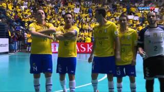 FutsalFINAL Brasil 7 x 2 Colômbia  CAMPEÃO Grand Prix Futsal 2014 [upl. by Oned759]