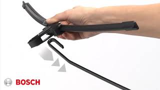 Bosch Wiper Blades Installation Hook AR type [upl. by Giule734]