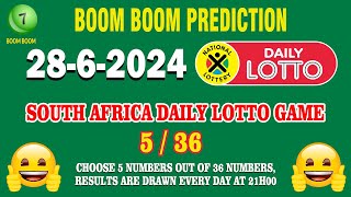 2862024 SA Daily Lotto Game Prediction I SA Daily Lotto prediction today I South Africa Lottery [upl. by Oretna]