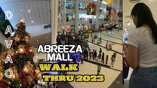 WALKING TOUR 2023  ABREEZA MALL DAVAO CITY [upl. by Esimehc]