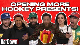 OPENING MORE OF THE BEST CHRISTMAS GIFTS FOR HOCKEY FANS 2023 [upl. by Nodnorb]