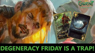 Bamboozle Is Sill Working Unitless Traps Scoiatael Is Another Degenerate Deck To Play  GWENT [upl. by Merras]