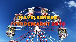 Havelberger Pferdemarkt 2018 Impressionen FahrgeschäfteampFestplatz [upl. by Arot]