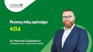 214 „Compensa Lifequot Lietuvos ir pasaulio finansų rinkų apžvalga  Marius Dubnikovas  2024 08 01 [upl. by Aronid]