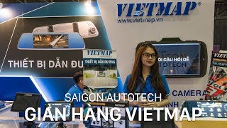 Một vòng gian hàng Vietmap tại triển lãm Saigon Autotech 2018  Xetinhtevn [upl. by Tessie]