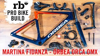 Dream Build I Orbea Orca OMX 2023 I Martina Fidanza I Team CeratizitWNT I Shimano DuraAce 12Speed [upl. by Anilok144]