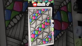 72100 Zentangle Art 100daysdrawingchallenge zentangleinspired zentangle doodle zendoodleart [upl. by Eveneg]