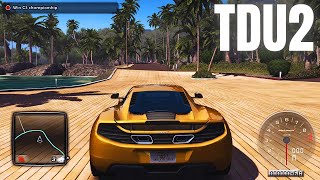 Test Drive Unlimited 2  McLaren MP412C  4K gameplay [upl. by Nanreh]