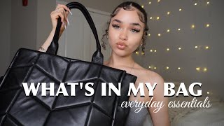 WHATS IN MY EVERYDAY BAG  essentials you need in ur purse [upl. by Halonna497]