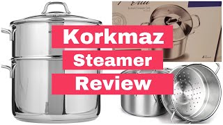 Korkmaz steamer review  Shopping  2021 [upl. by Shannan273]