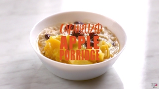 Caramelized Apple Porridge  Porridge di avena alle mele caramellate [upl. by Gnen]