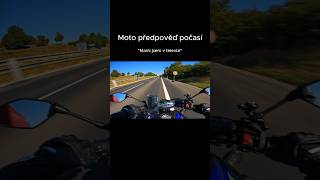 Motorkářska předpověď počasí 🤣🏍🔥 motorcycle yamaha motorka motocykel motorky motovlog Czech [upl. by Annaet]