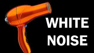 White Noise for babies blow dryer ASMR 10 hours relaxing video sleep aide hair dryer [upl. by Ydderf660]