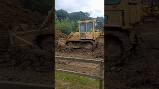 Caterpillar D4e dozer komatsu track shovel collins Earthworks D7 2022 cat link club sibbertoft [upl. by Butcher]