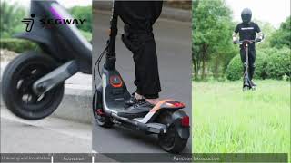 Segway Ninebot P65 Electric Kick Scooter 500W Motor 60 Miles Long Range [upl. by Bryner]