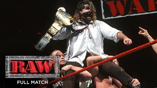 FULL MATCH  The Rock vs Mankind – WWE Championship Match Raw Jan 4 1999 [upl. by Swayne526]