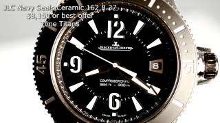 Jaeger LeCoultre JLC Navy Seals Ceramic 162837 Limited 42MM Rare Full Set Cal 899 [upl. by Felisha]