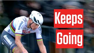 Mathieu Van Der Poel BLASTS To 9th Straight Win In Koksijde [upl. by Aileahcim583]