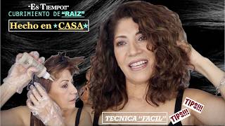 quot PASOS FACILESquot COMO Pintar LA RAIZ del Cabello en CASA CABELLO RADIANTE TIPS cabello [upl. by Ythomit]