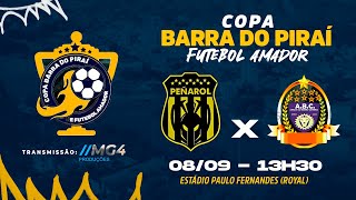 PENHÃROL FC X ABC COIMBRA  COPA BARRA DO PIRAI AMADOR 2024  AO VIVO [upl. by Mafala]