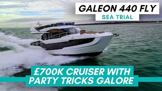 Is This The Cleverest Family Cruiser £700K Can Buy  Galeon 440 Fly Sea Trial Review  MBY [upl. by Nahtahoj]