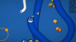 🐍Wormmate io Slierio AI Top 1 Worm Zone  Slitherio hungry snake hunter Gameplay [upl. by Buchalter689]